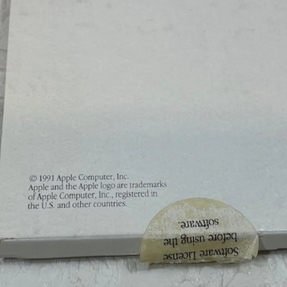 VTG 1991 Apple Computer System Macintosh 7 Disk Set Ver 7.1, 914-0363-B,